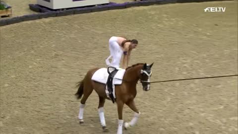 Manon Moutinho is the new WORLD CHAMPION | ECCO FEI World Championships 2022