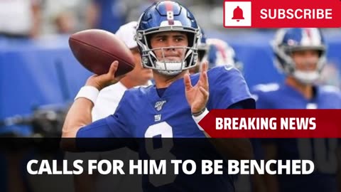 Should The Giants Bench Daniel Jones?