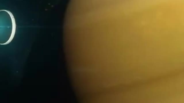Imagine The Size Of Saturn's Rings #shorts