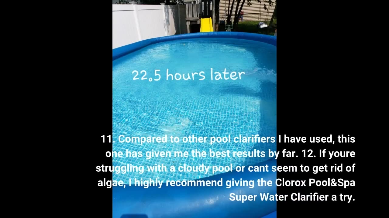 Buyer Comments: Clorox Pool&Spa Super Water Clarifier 32 oz