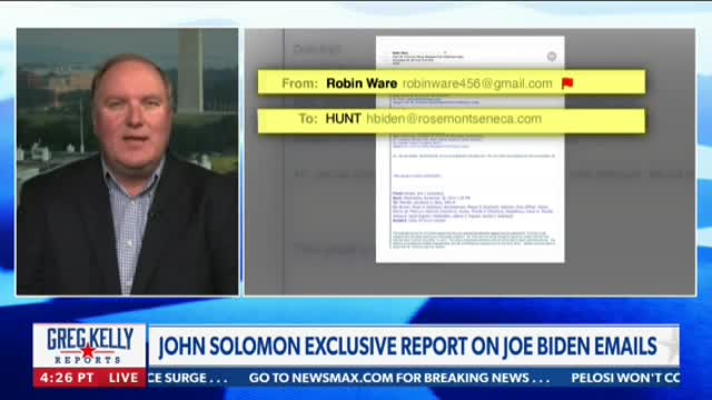 VP Joe Biden used private e mail to forward US gov information to Hunter.