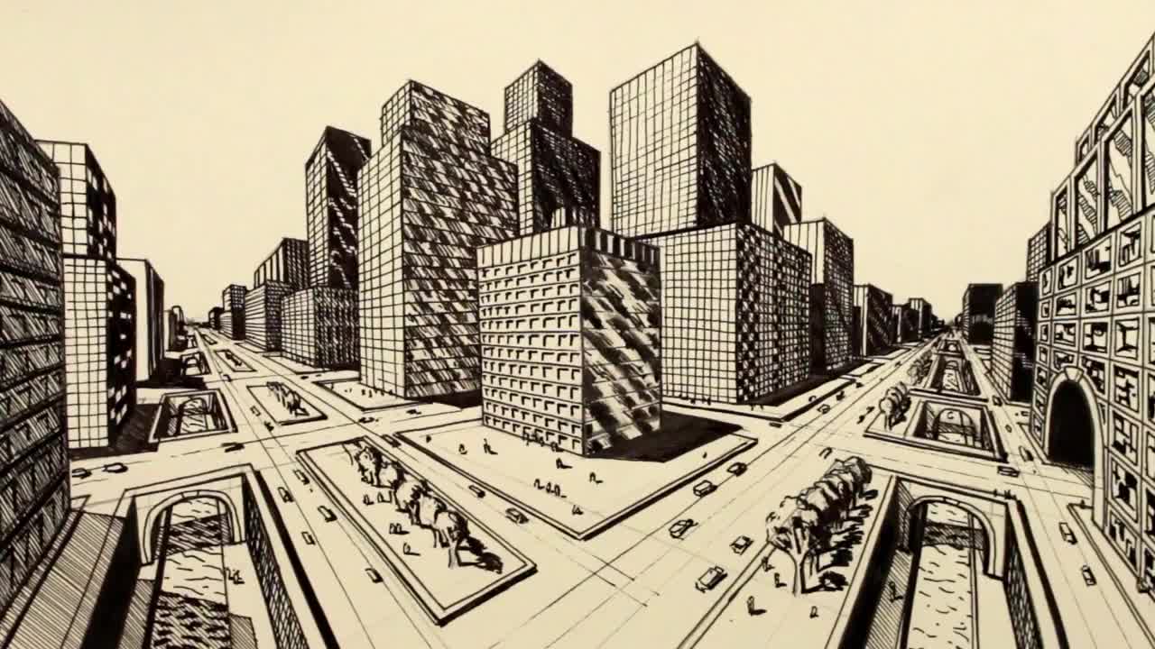 how to draw in perspective view box