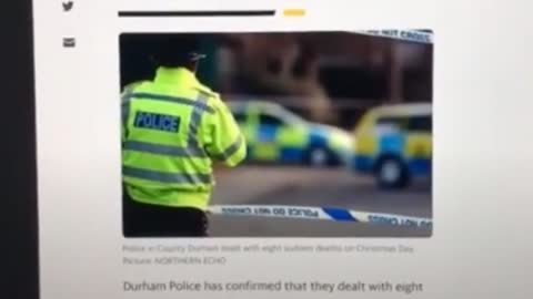 8 people died on Christmas 2022 in County Durham UK