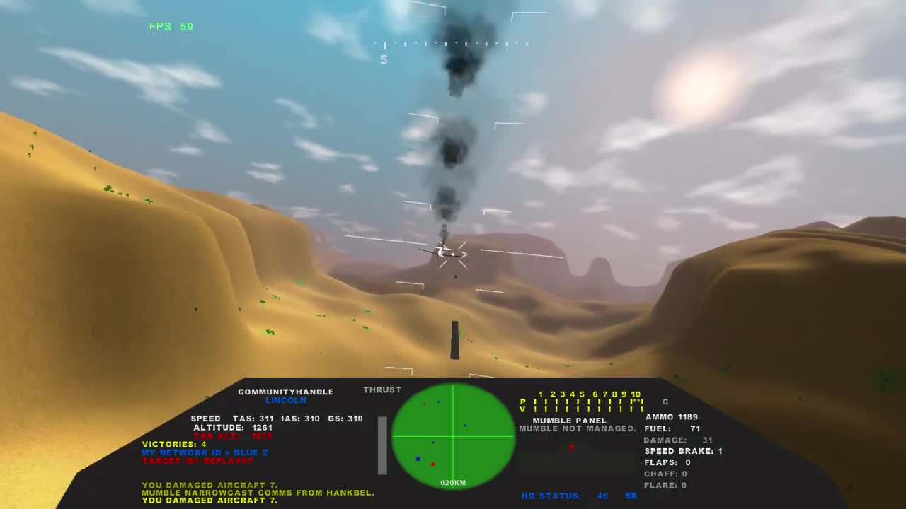 Linux Air Combat Realm01 Lincoln And Hank Vs Red Blokes 25Mar2022b
