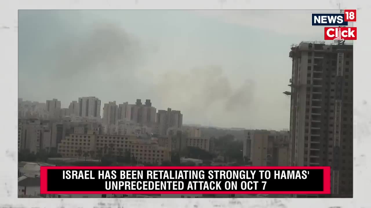 Israel Vs Palestine _ Fresh Attacks On Israel On Days 5 Of The Israel Hamas Faceoff _ N18V _ News18