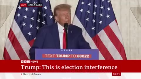 Donald Trump slams 'insult' in first speech since indictment – BBC News