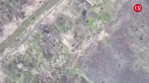 Drone chases stray Russian to his nest - the invader eventually surrenders