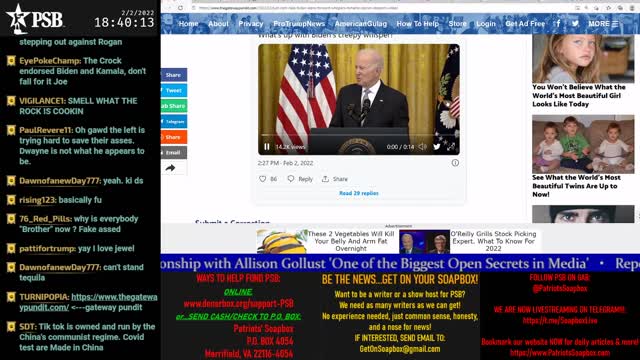 2022-02-02 17:00 EST - Freedom Rings: with Pamphlet Anon