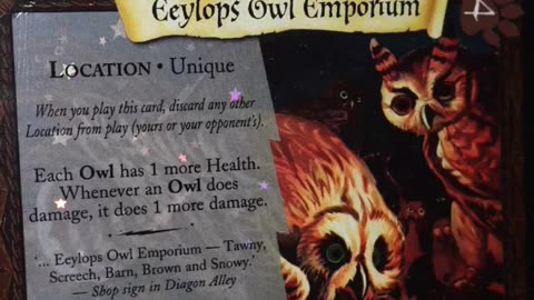 Do You Remember Eeylops? #harrypotter #wizardingworld #tcg #diagonalley #cardcollector