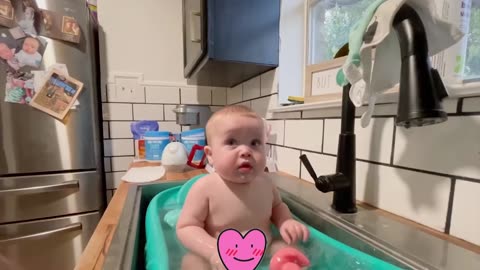 Babies Playing Water Compilation - Funny Baby Videos