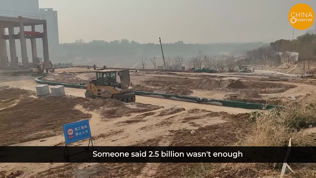 Zhengzhou Underwater! $400M River Channel Collapses in 6 Months, $7B Sponge City Fails