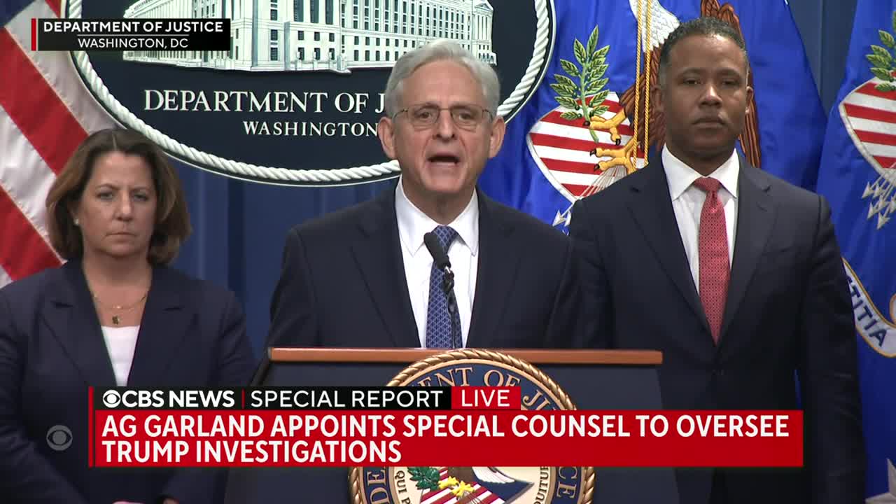 Merrick Garland names special counsel to oversee Trump documents case, part of Jan. 6 probe