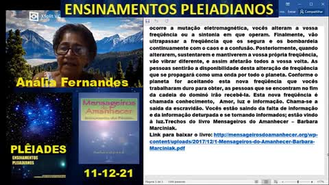 17-Apometria Pleiadiana para a Limpeza e Cura do Brasil e do Planeta em 11/12/2021.