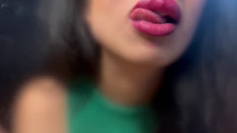ASMR KISSES different lipstick colors and more