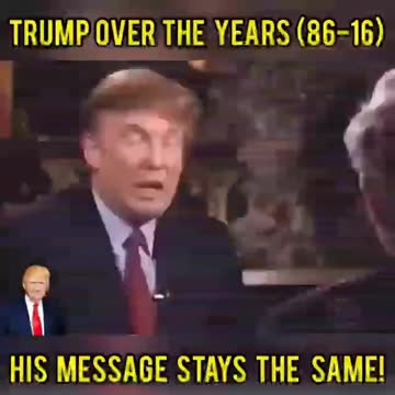 Trump over the years ('86 - '16)