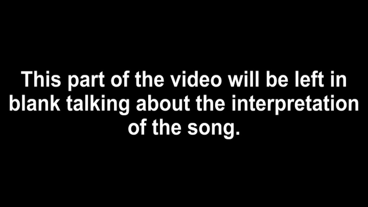 Song Analysis Victim of Ritual