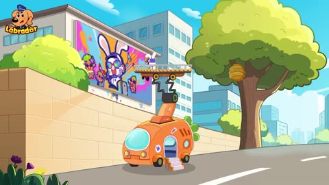 Graffiti Pranks Are Dangerous | Cartoons for Kids | Safety Rules | Sheriff Labrador Police Cartoon