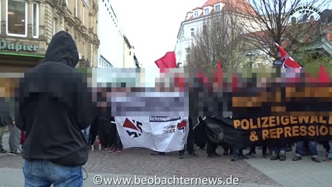 Protest gegen "Karlsruhe wehrt sich" - Antifaschistischer Redebeitrag