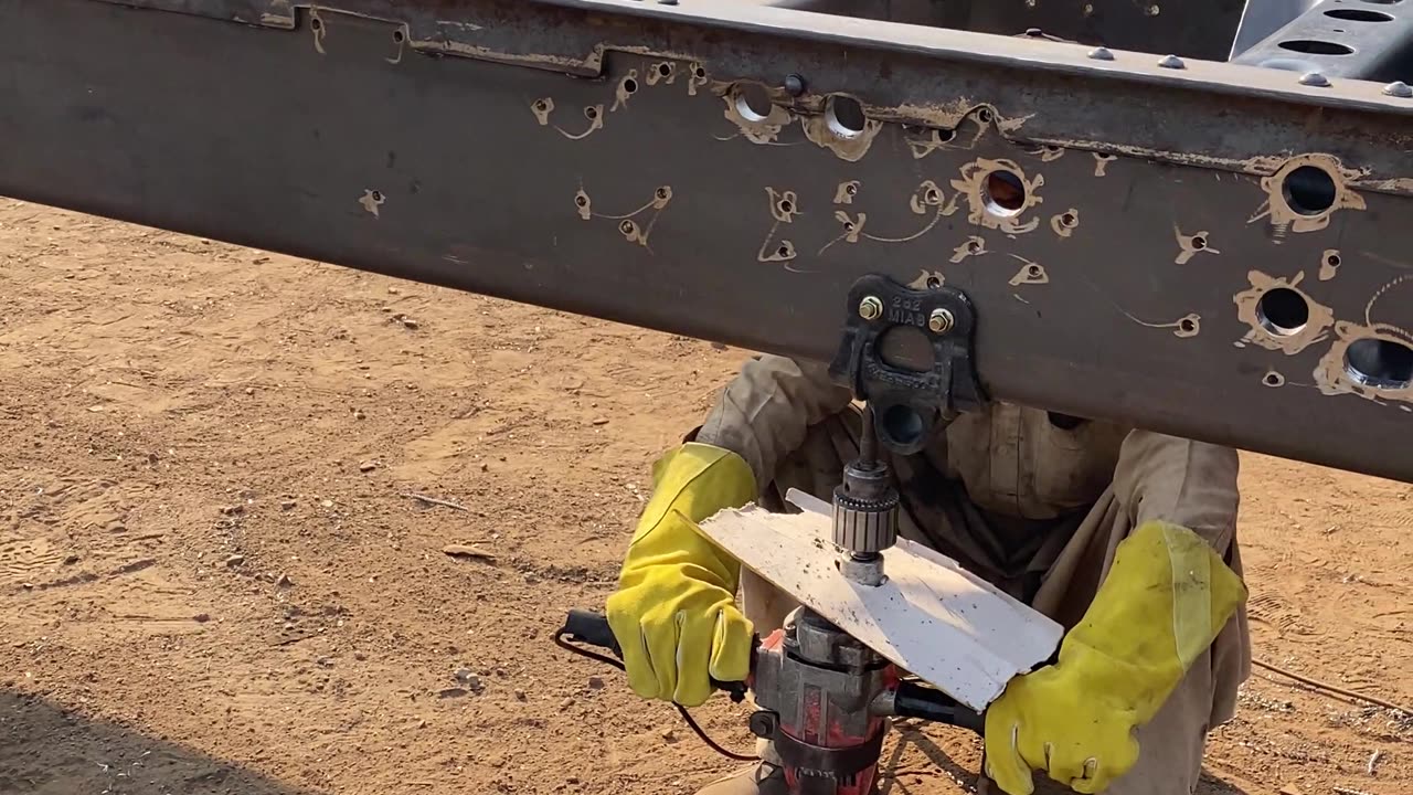 Truck Frame Work #frame #restoration #truck # #ytshorts
