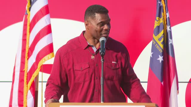 Sen. Lindsey Graham introduces Herschel Walker at campaign rally in Georgia