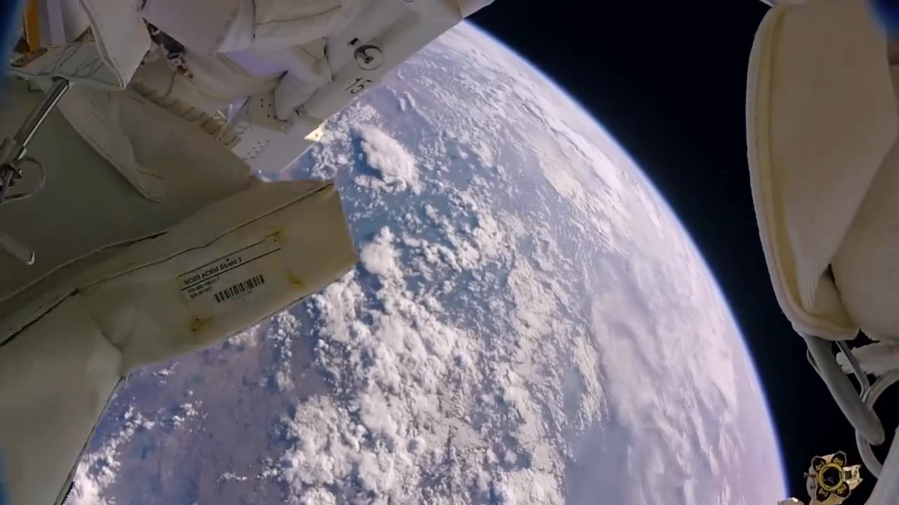 Astronauts accidentally lose a shield in Space