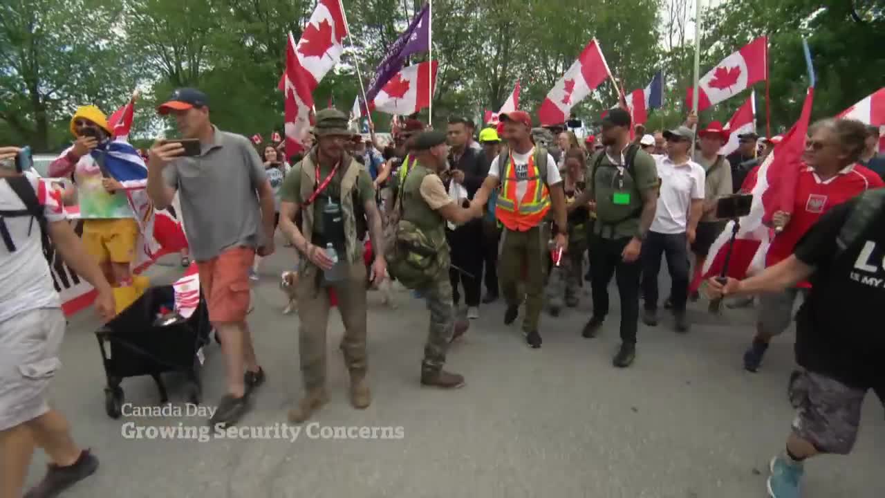 Security tight in Ottawa as protesters arrive for Canada Day