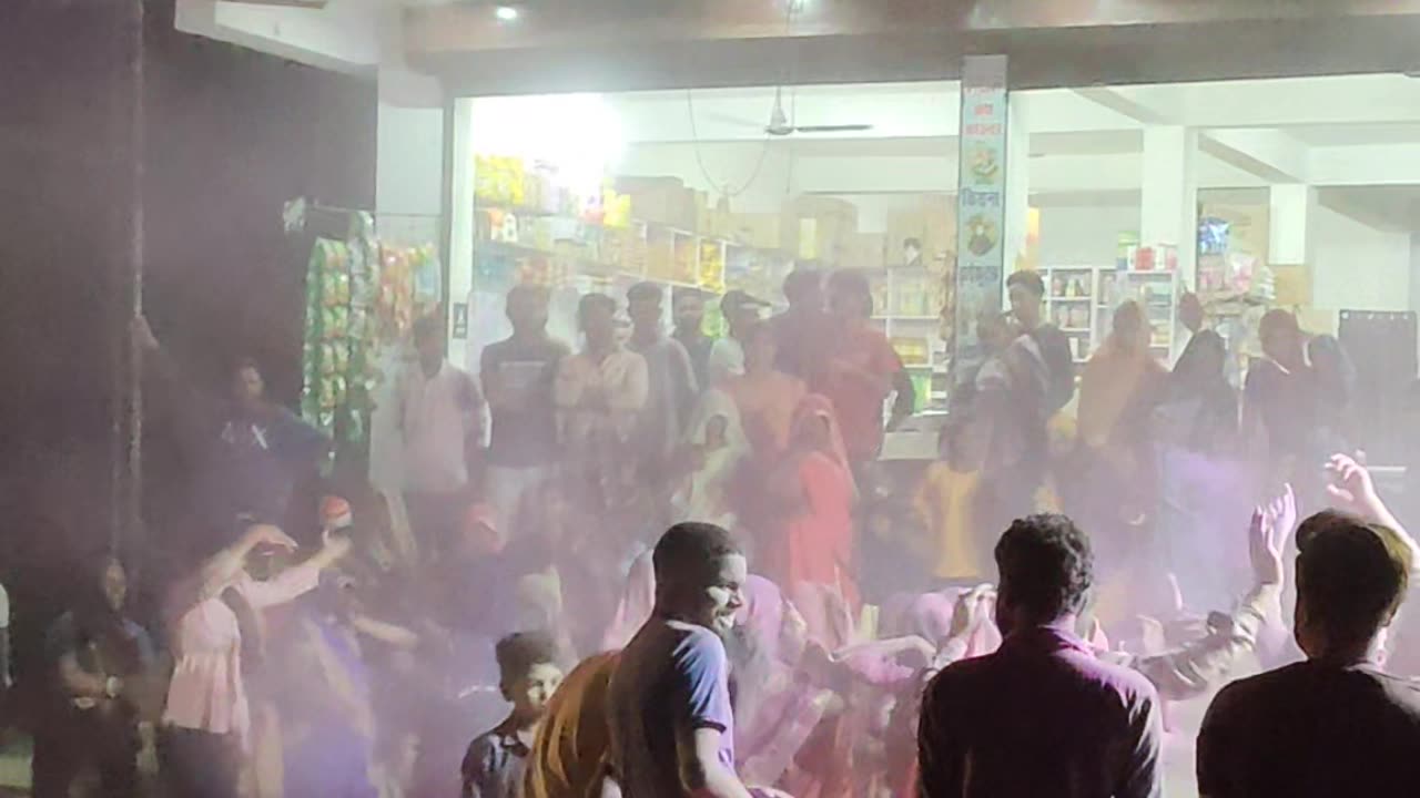 Holi celebration