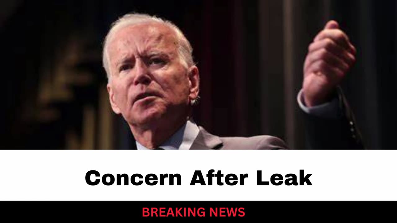 Biden Deeply Concerned After Iran Leak