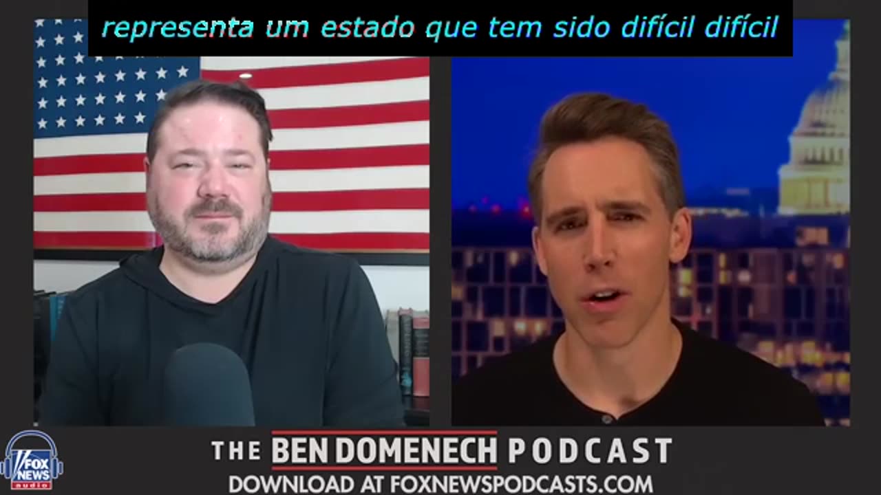 Senador Hawley: é assim que se resolve a crise da masculinidade...