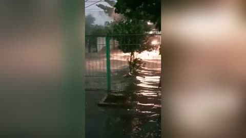 Storm America! Flooding in Asuncion, hurricane in Paraguay
