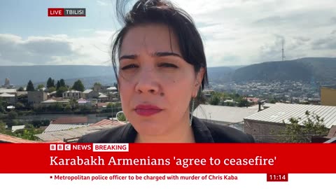 Nagorno-Karabakh conflict: Ethnic-Armenian forces agree to Azerbaijan ceasefire - BBC News