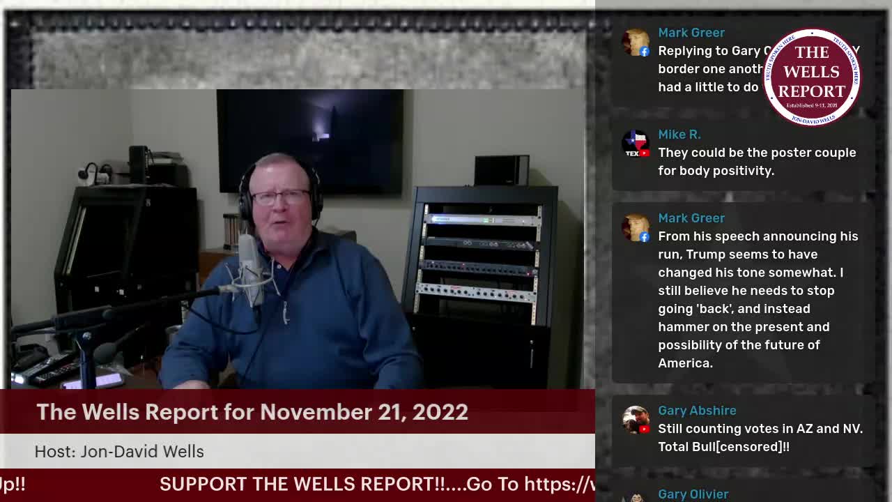 The Wells Report for Monday, November 21, 2022