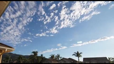 Clouds in Caifornia with Hurricane Hillary