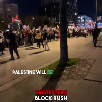 Protesters Block Commuters During Rush Hour Traffic - Go Back And Fight