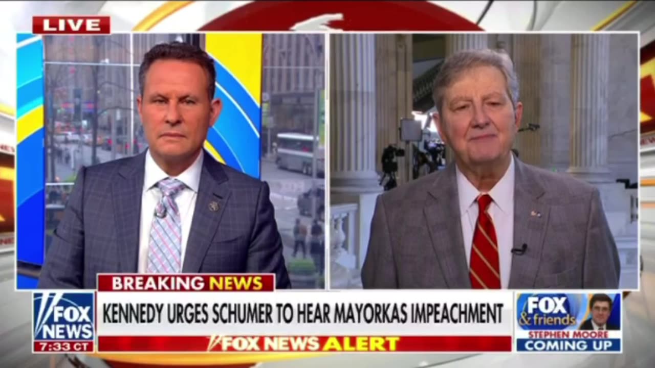 Schumer protecting Biden- Senator Kennedy “the testimony will be so devastating