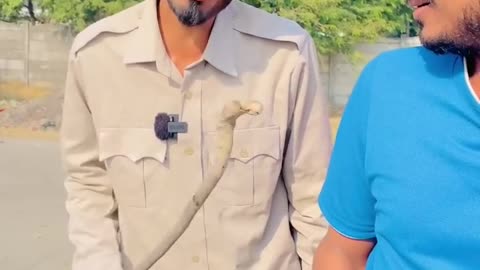 Funny video and use our brain but police is police