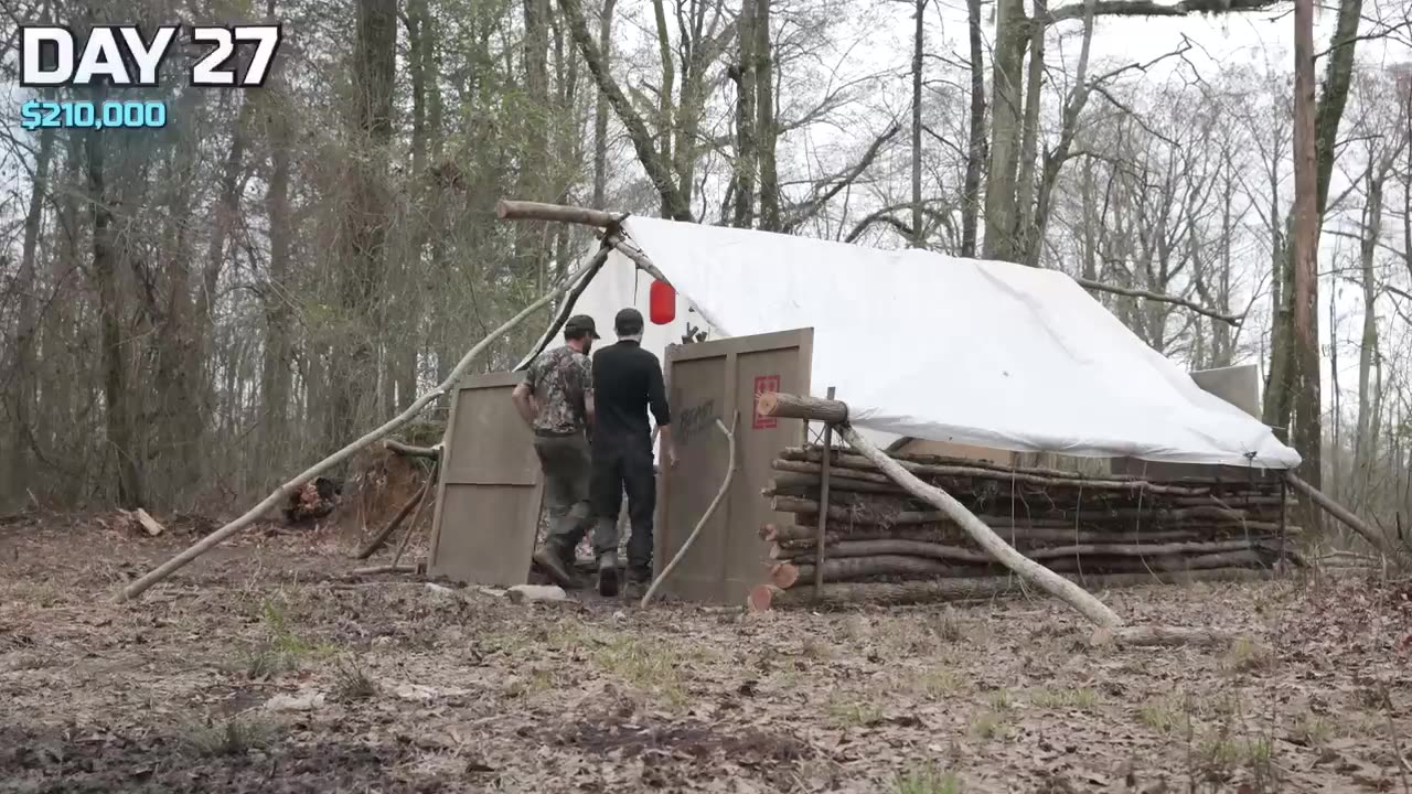 $10,000 Every Day You Survive In The Wilderness | Mr Money24 | Make Money | How to Eran Money