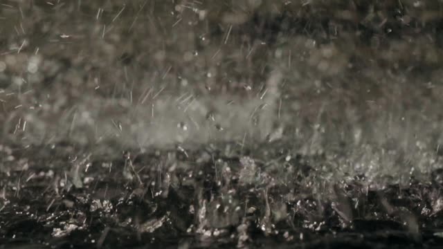 heavy rain on the ground