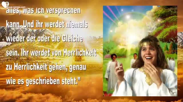 Nach der Entrückung... Eine komplette Verwandlung, Himmel & Millennium ❤️ Liebesbrief von Jesus