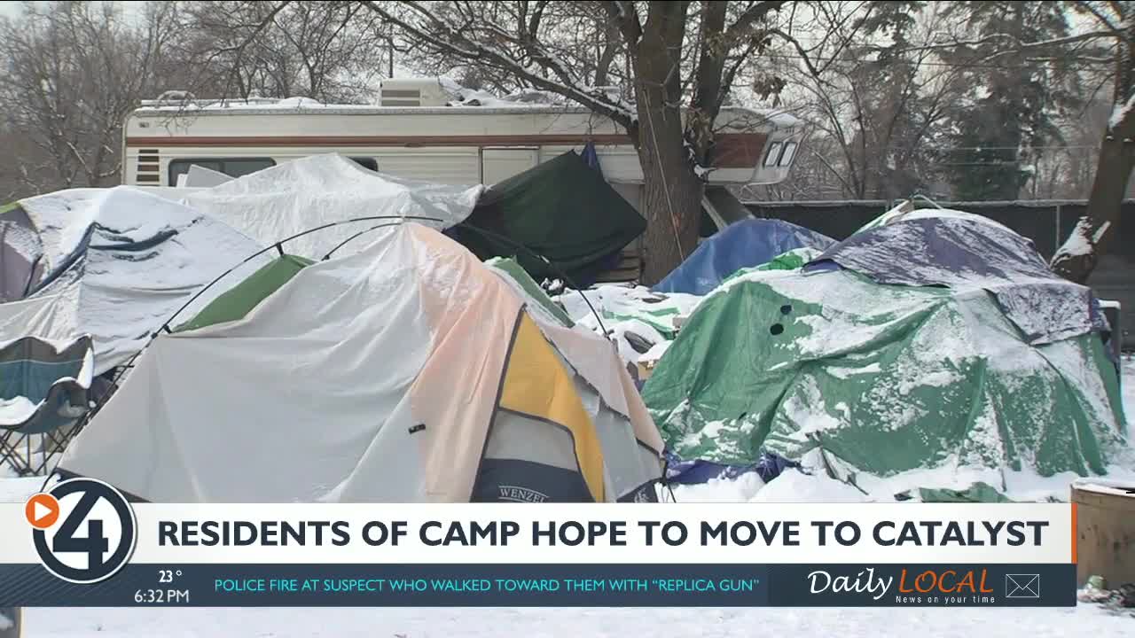 Catalyst Housing opens their doors for a preview prior to Camp Hope residents moving in