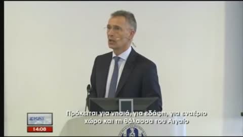 Γενς Στόλτενμπεργκ: Δέχομαι ότι υπάρχουν διαφορές μεταξύ Τουρκίας και Ελλάδας για νησιά, εδάφη, εναέριο και θαλάσσιο χώρο αλλά είναι κάτι π