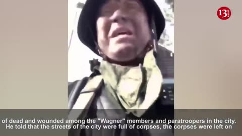 “We’ve tens of thousands of corpses and wounded left in streets " - Wagner" member talks of Bakhmut