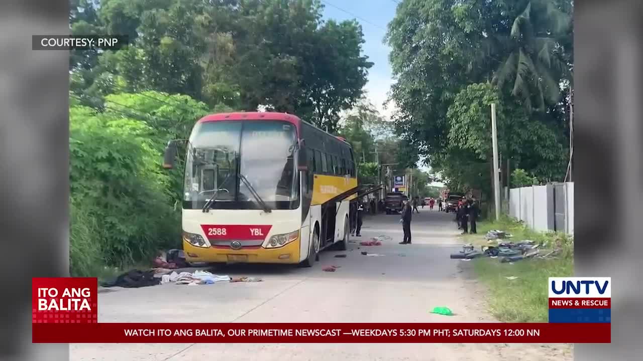 PNP, may person of interest na sa Tacurong bus bombing; full alert status, itinaas sa lugar