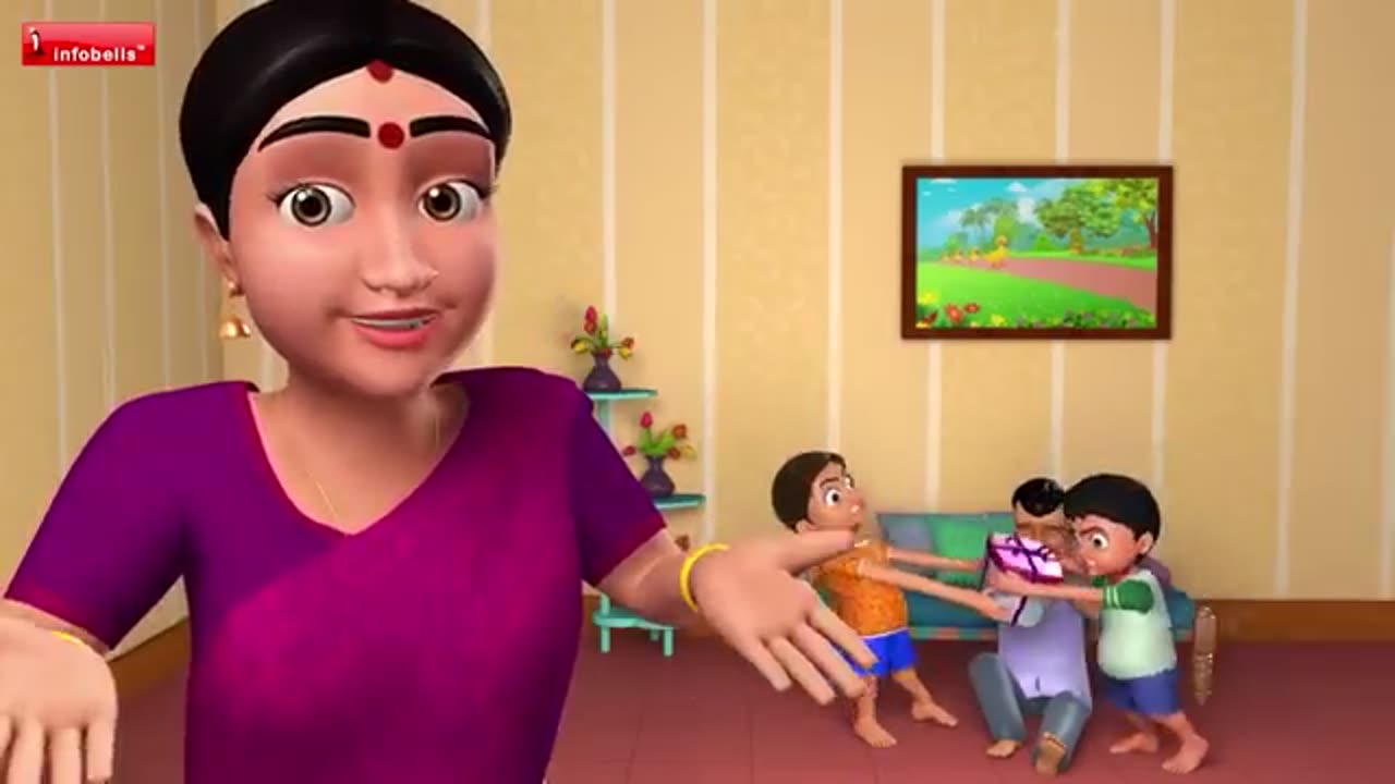 Chunnu Munnu Thhey Do Bhai | Hindi Rhymes for children |Infobells