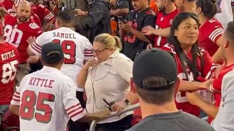 49ers vs Broncos Fans Brawl