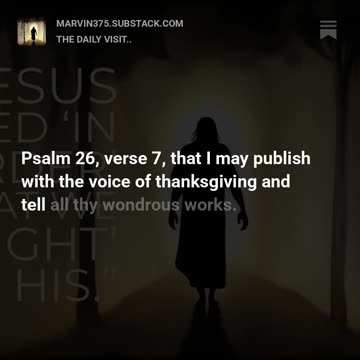 Psalms 26:7