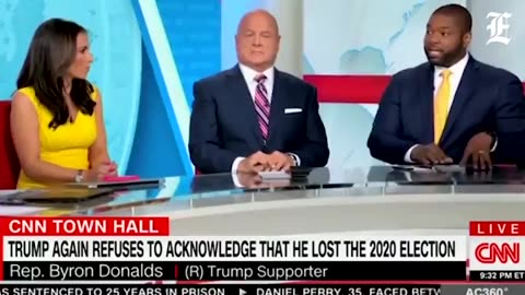 Byron Donalds shuts down CNN regarding the 2020 election, stating, The majority of voters...