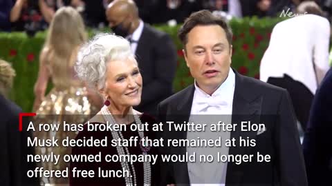 Musk refuses to pay for $400 Twitter lunches