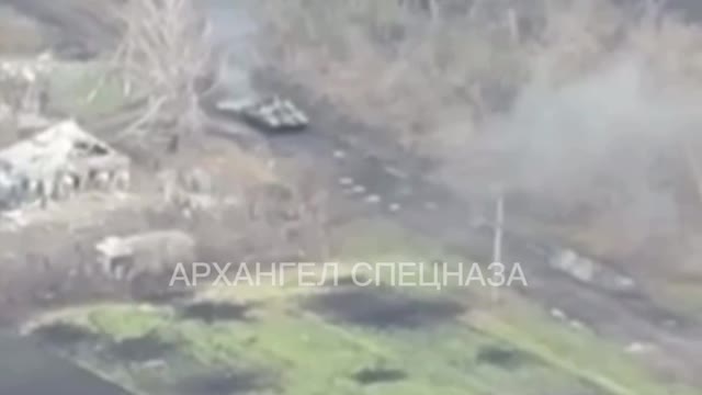 Ukrianian Tank Destroyed