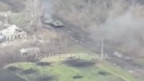 Ukrianian Tank Destroyed